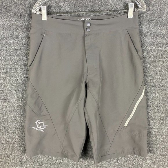 Royal Racing Shorts Men's Small Mountain 100% Polyester Gray Adults - Picture 1 of 9